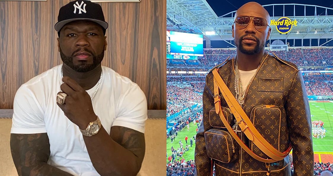 50 Cent: 'Floyd Mayweather is zo goed als blut'