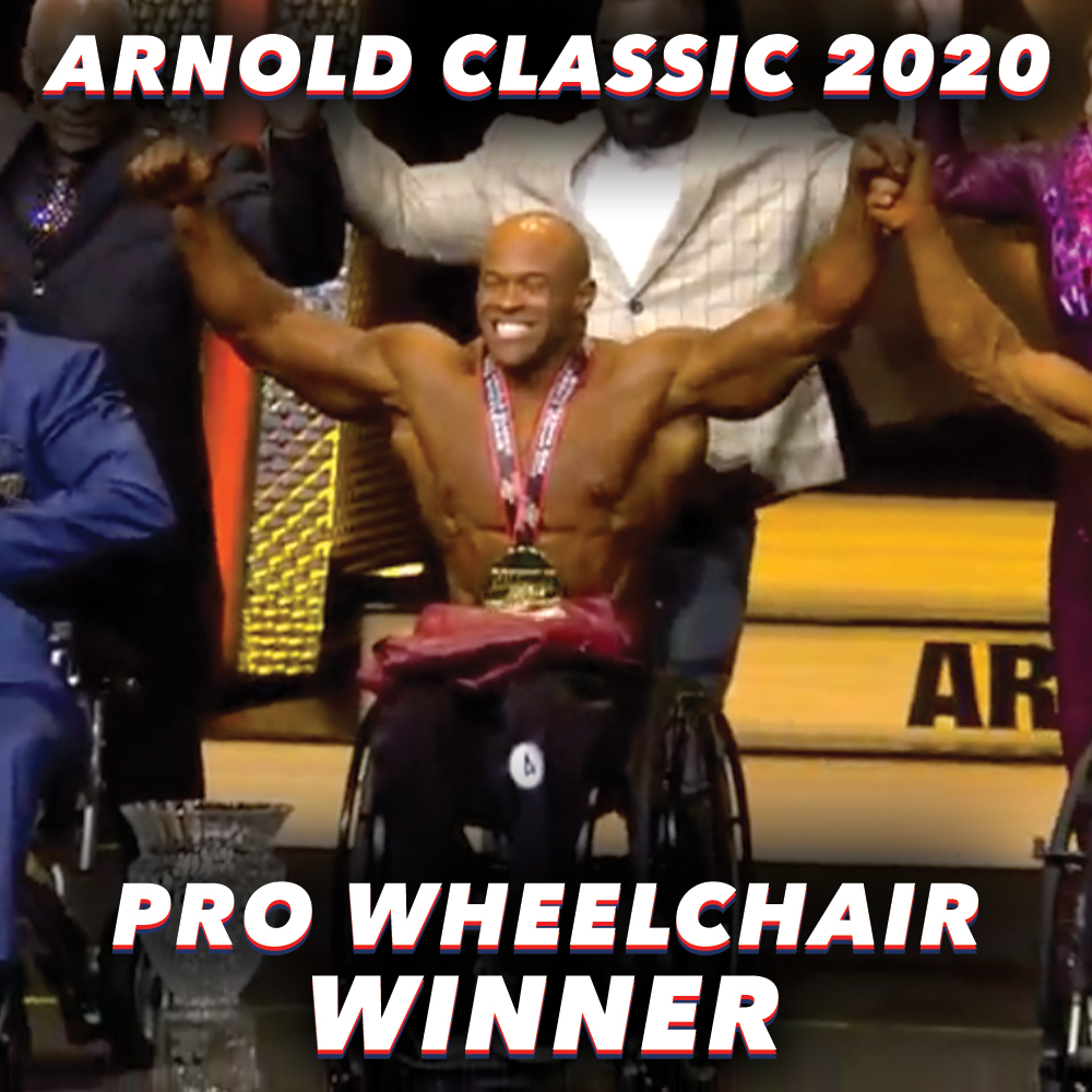 Arnold Classic 2020 Pro Wheelchair Winner