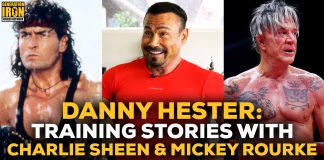 Danny Hester training Charlie Sheen and Mickey Rourke
