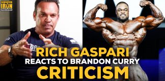 Rich Gaspari Brandon Curry Criticism