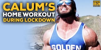 Calum Von Moger Home Workout Lockdown
