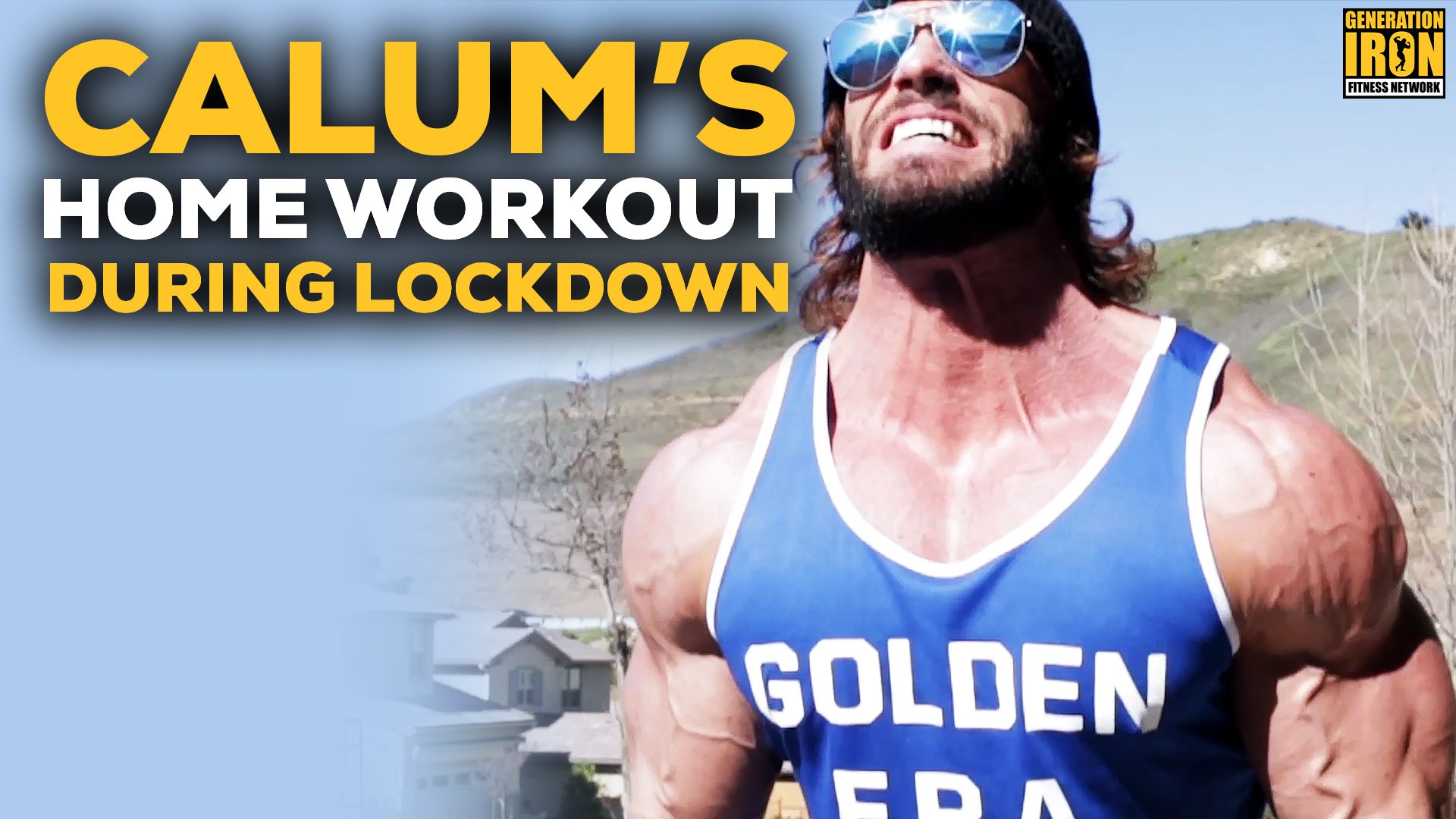 Calum Von Moger Home Workout Lockdown