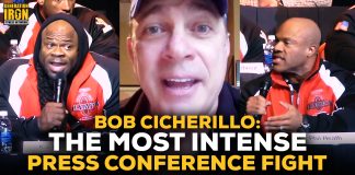 Bob Cicherillo Olympia Press Conference Fight