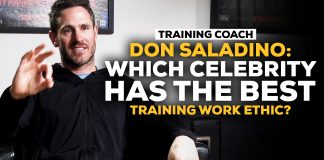 Don Saladino Celebrity Training Work Ethic