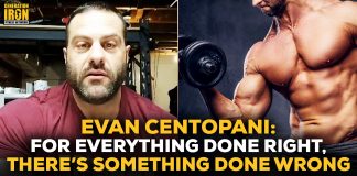 Evan Centopani bodybuilder right and wrong
