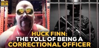 Huck Finn Correctional Officer bodybuilding