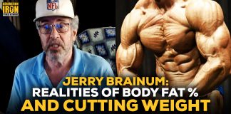 Jerry Brainum bodybuilder body fat percentage