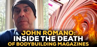 John Romano death of bodybuilding magazines