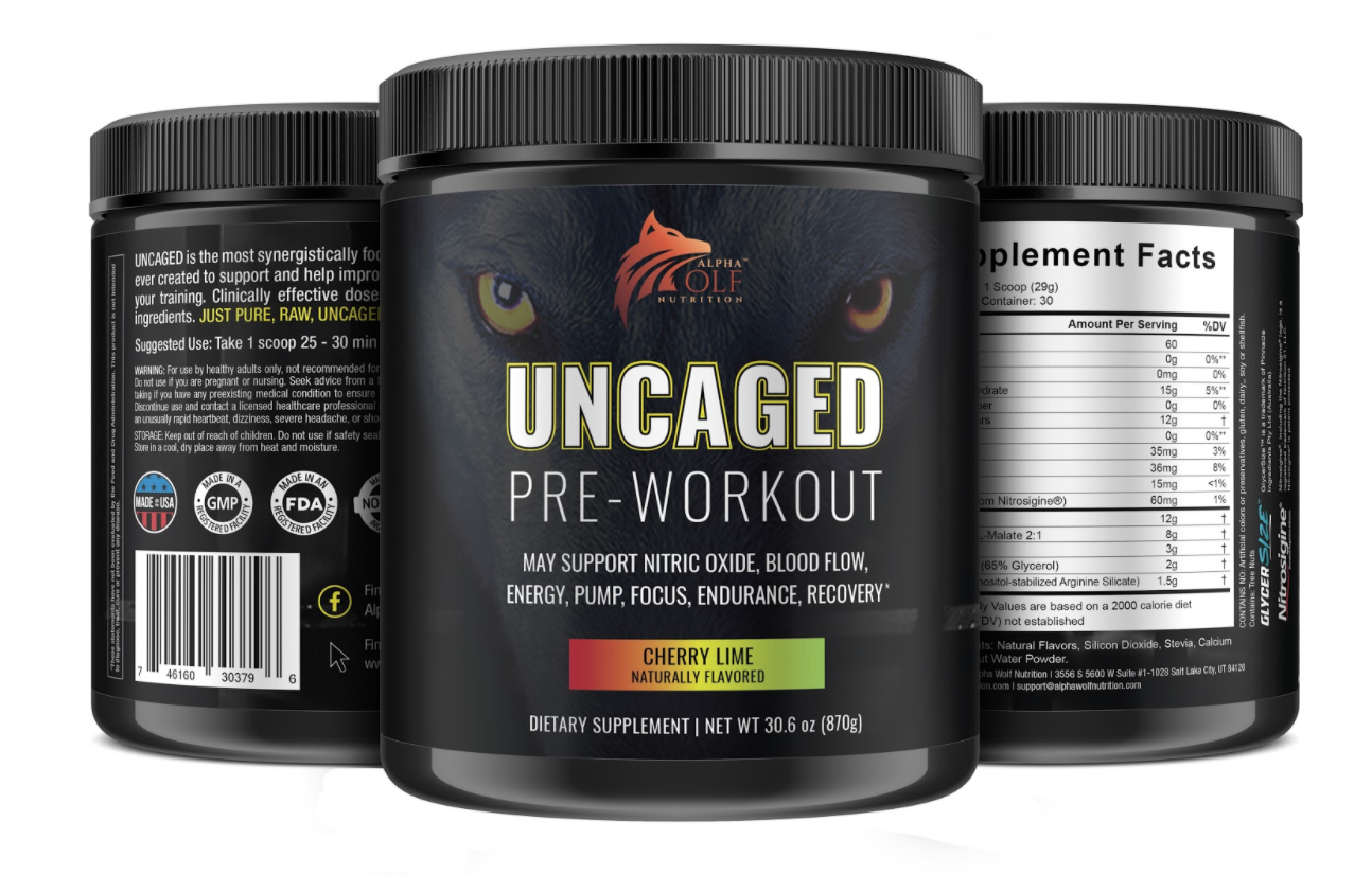 Alpha Wolf Uncaged Pre-Workout