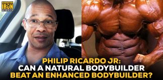 Philip Ricardo Jr. natural bodybuilder vs enhanced bodybuilder