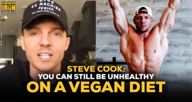Steve Cook vegan can be unhealthy