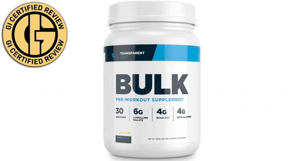 Transparent Labs BULK Pre-Workout