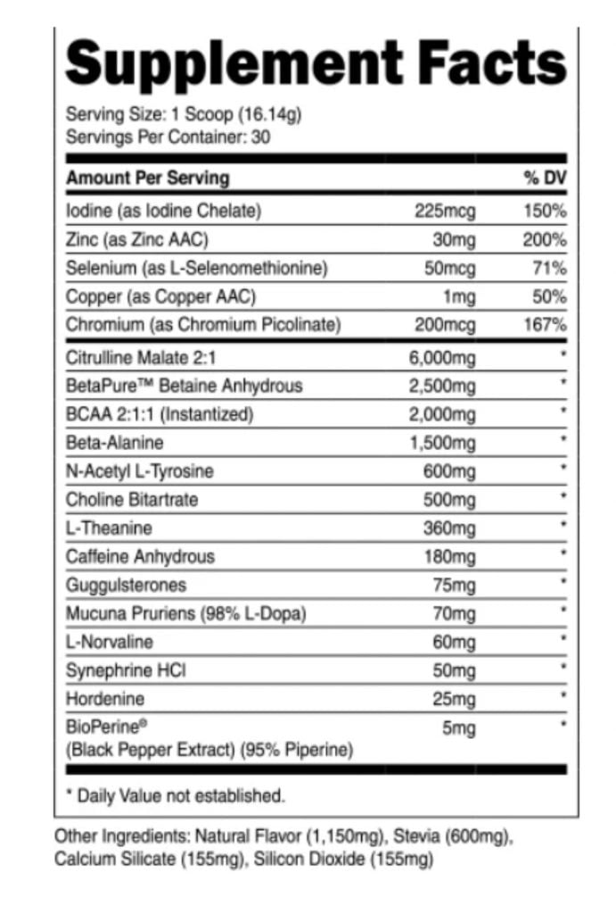 Transparent Labs LEAN Pre-Workout 