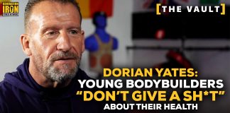 Dorian Yates Young Bodybuilders Health