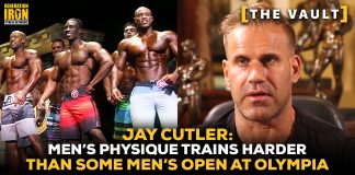 Jay Cutler Men's Physique vs Men's Open Bodybuilding