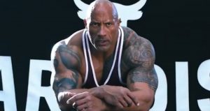 The Rock chest day