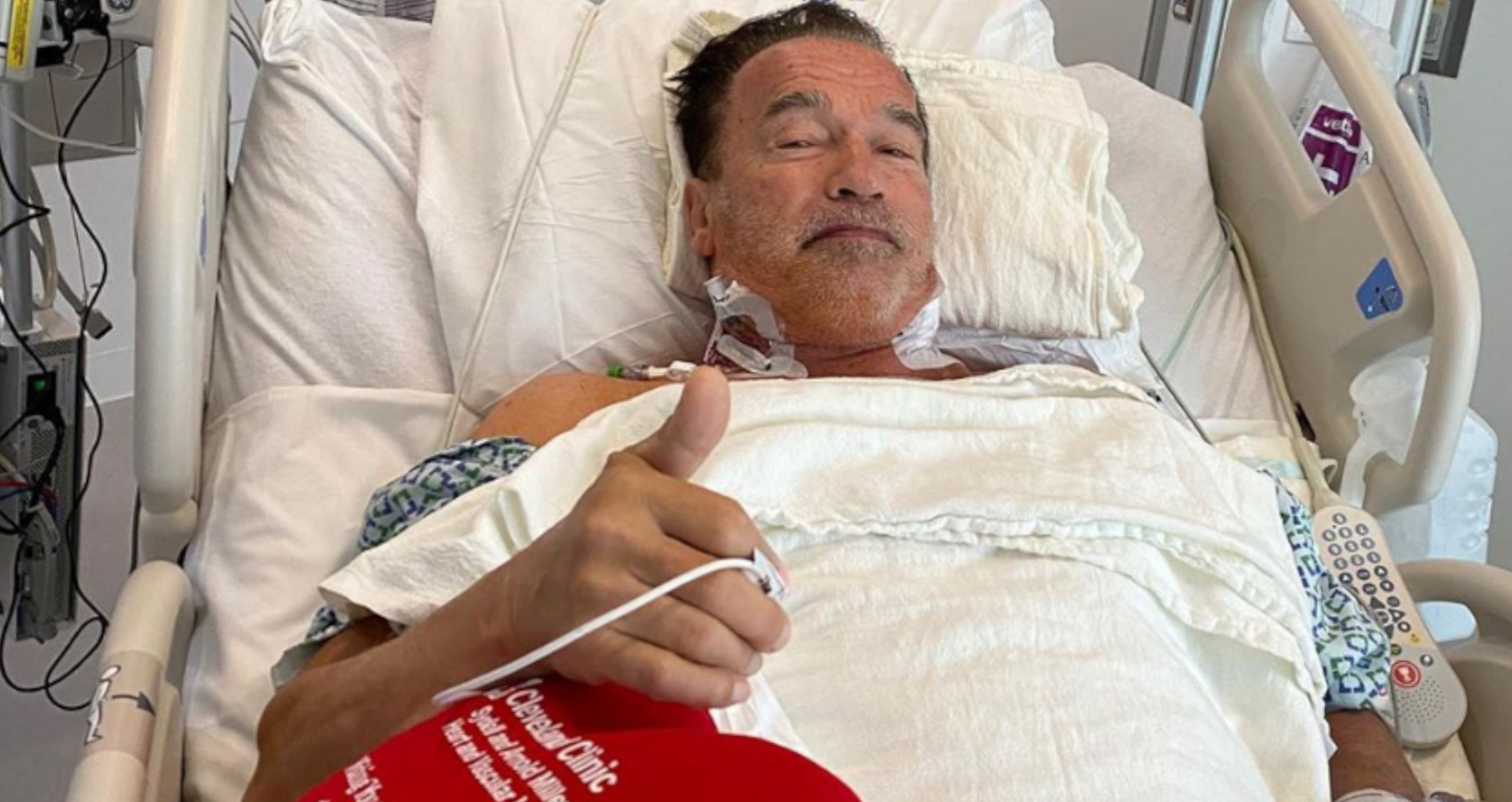 Arnold Schwarzenegger In The Hospital For Another Heart Surgery