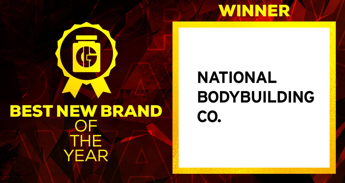 Generation Iron Supplement Awards 2020 Best New Brand National Bodybuilding Co.