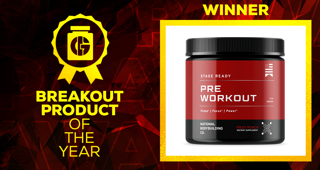 Generation Iron Supplement Awards Breakout Product National Bodybuilding Co. Pre-Workout