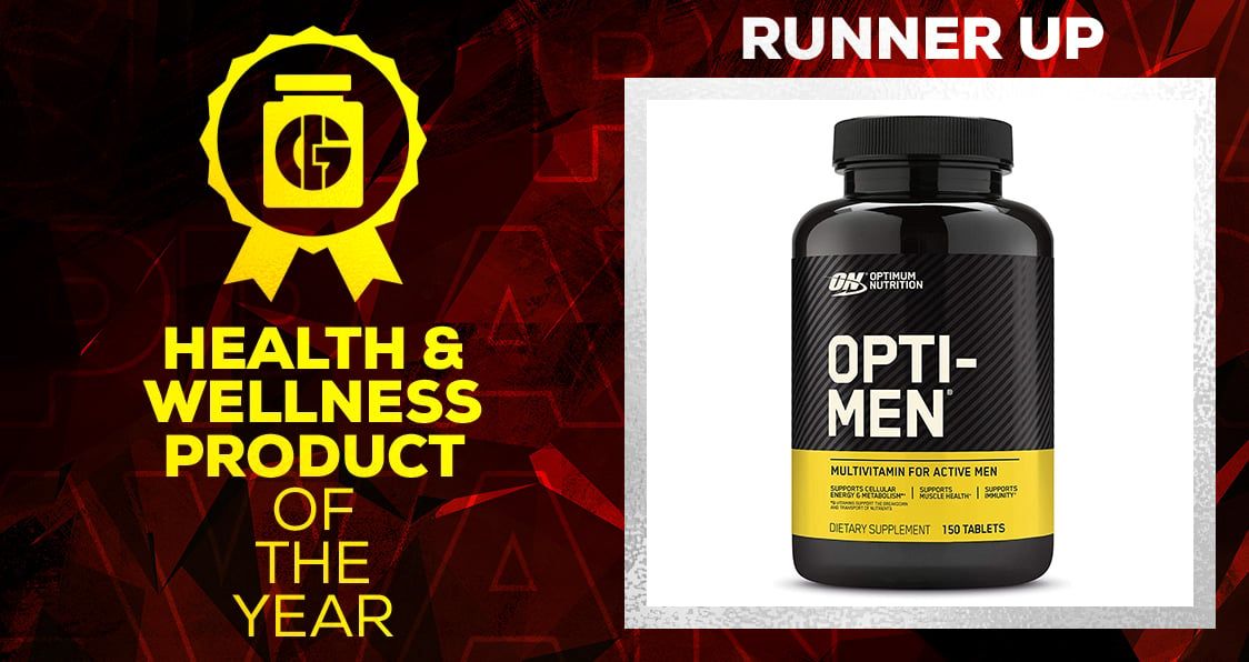 Generation Iron Supplement Awards Health and Wellness Opti-Men Multivitamin