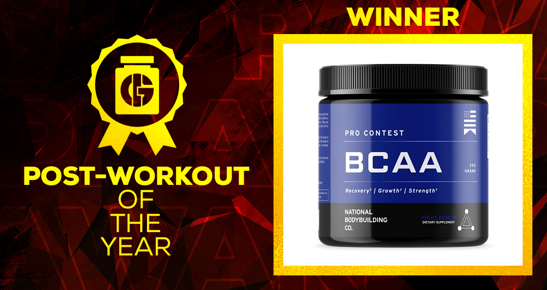 Generation Iron Supplement Awards 2020: Pre-Workout Of The Year National Bodybuilding Co. BCAA