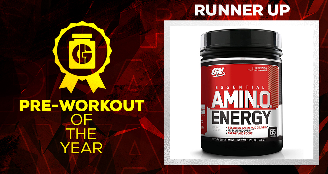Generation Iron Supplement Awards Pre-Workout Optimum Nutrition Essential Amino Energy