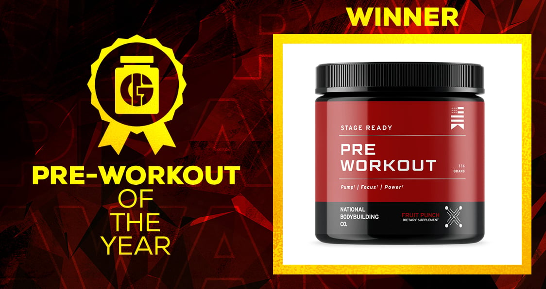 Generation Iron Supplement Awards Pre-Workout National Bodybuilding Co.