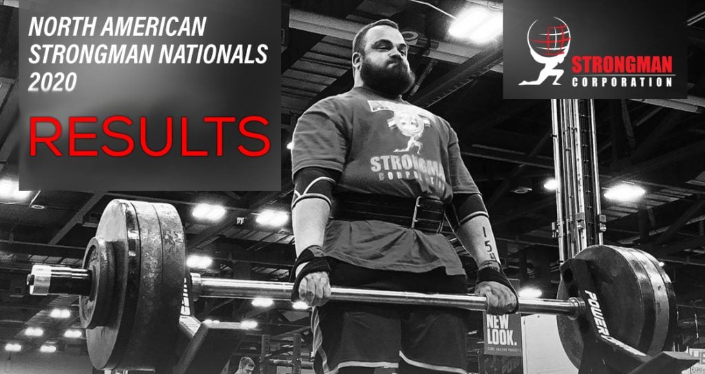 North American Strongman National Championships 2020 Results