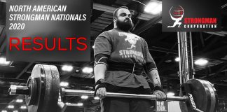 North American Strongman National Championships 2020 Results