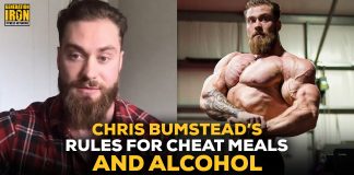 Chris Bumstead cheat meals and alcohol