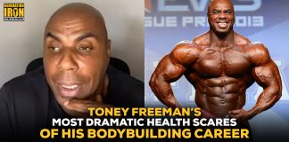 Toney Freeman health scares bodybuilding
