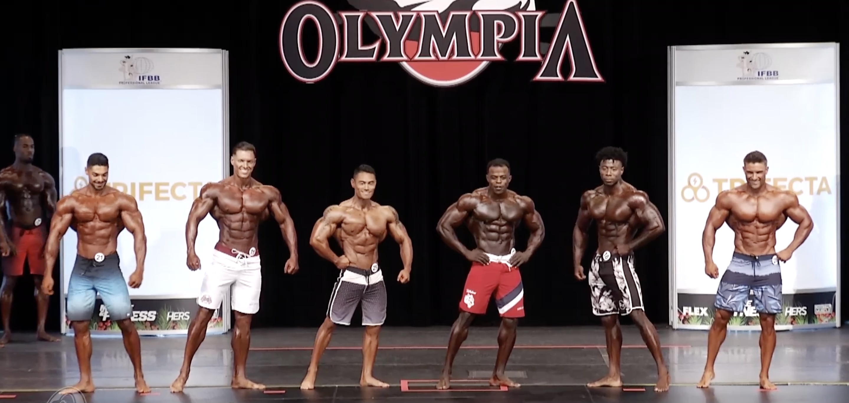 Olympia 2020 Men's Physique 2nd callout
