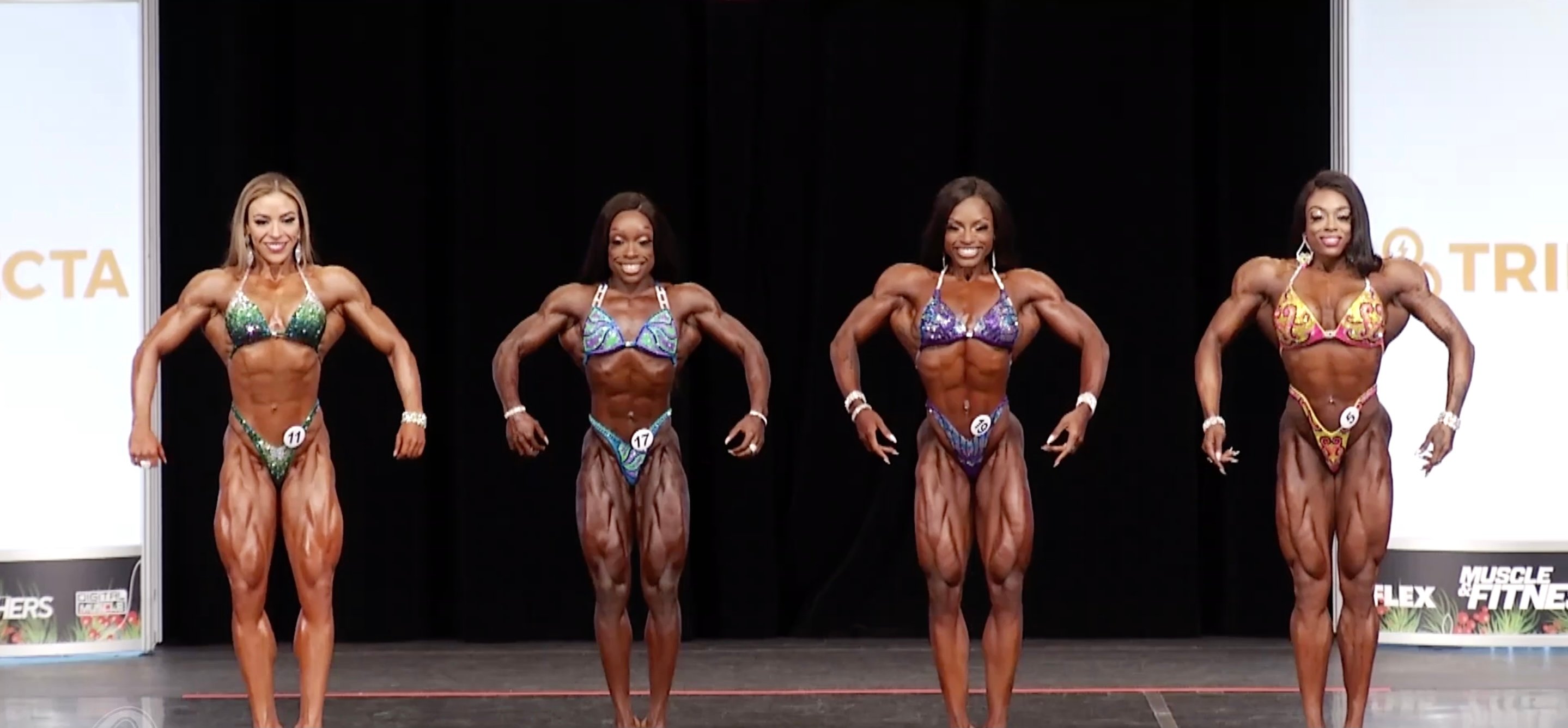 Olympia 2020 Figure Final Callout Top 4