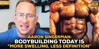Aaron Singerman modern bodybuilding swelling and definition