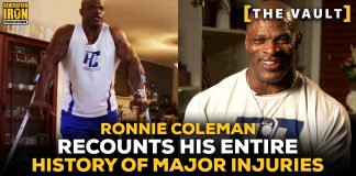 Ronnie Coleman major injuries