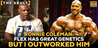 Ronnie Coleman Flex Wheeler genetics outwork