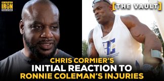 Chris Cormier Ronnie Coleman Injuries reaction