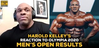 Harold Kelley Olympia 2020 results reaction