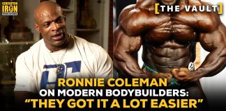 Ronnie Coleman Modern Bodybuilders Got It Easier