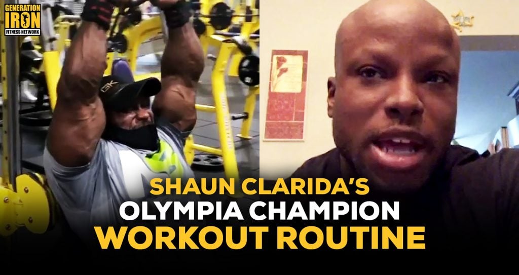 Shaun Clarida Olympia Workout