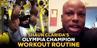 Shaun Clarida Olympia Workout