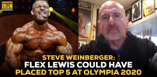Steve Weinberger Flex Lewis Olympia 2020