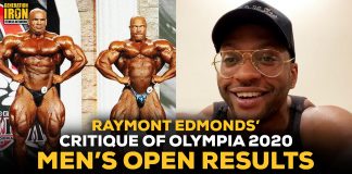Raymont Edmonds Olympia 2020 Men's Open Results