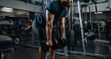 dumbbell clean