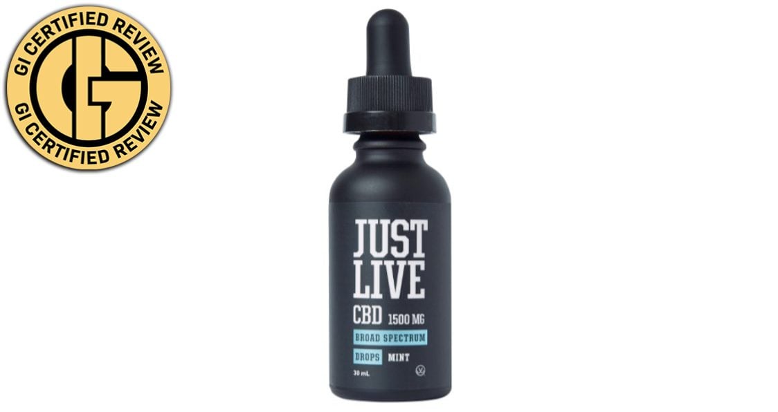 Just Live 1,500mg CBD Mint Drops