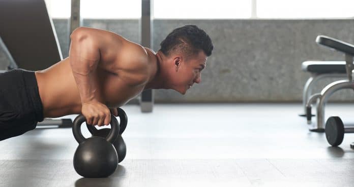 Weighted ring push discount ups