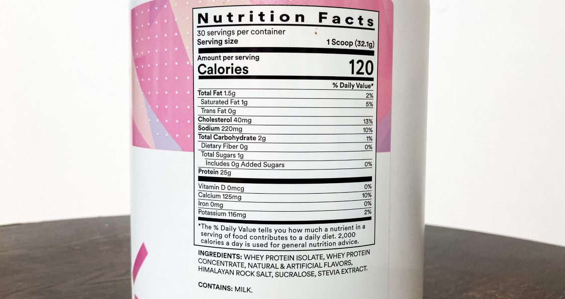 Cira Nutrition_Bright Whey_Ingredients