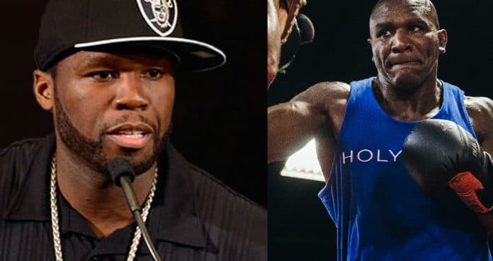 50 Cent Evander Holyfield boxing