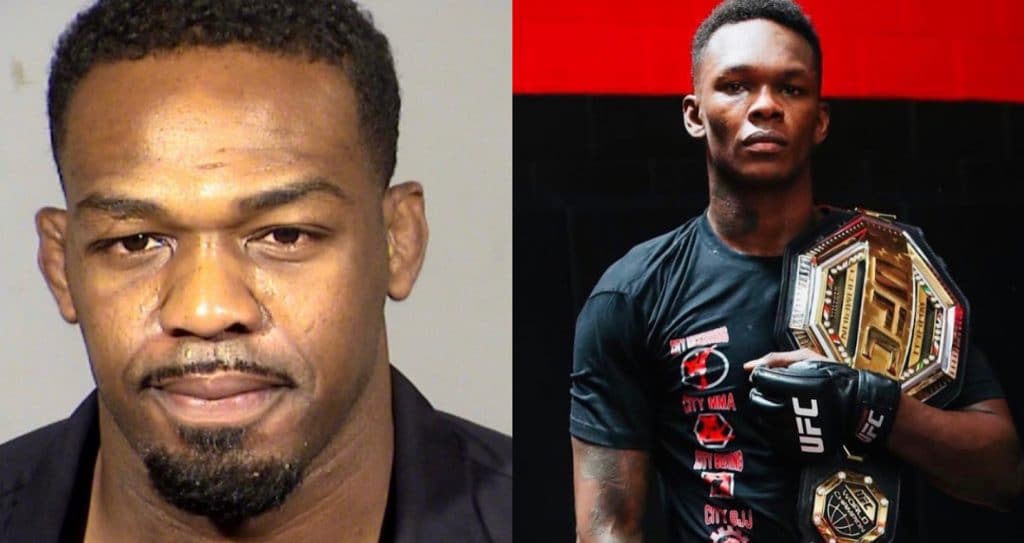 Israel Adesanya and Jon Jones