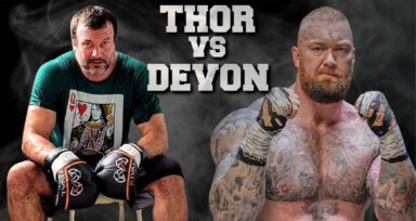 Hafhtor Bjornsson Vs Devon Larratt boxing